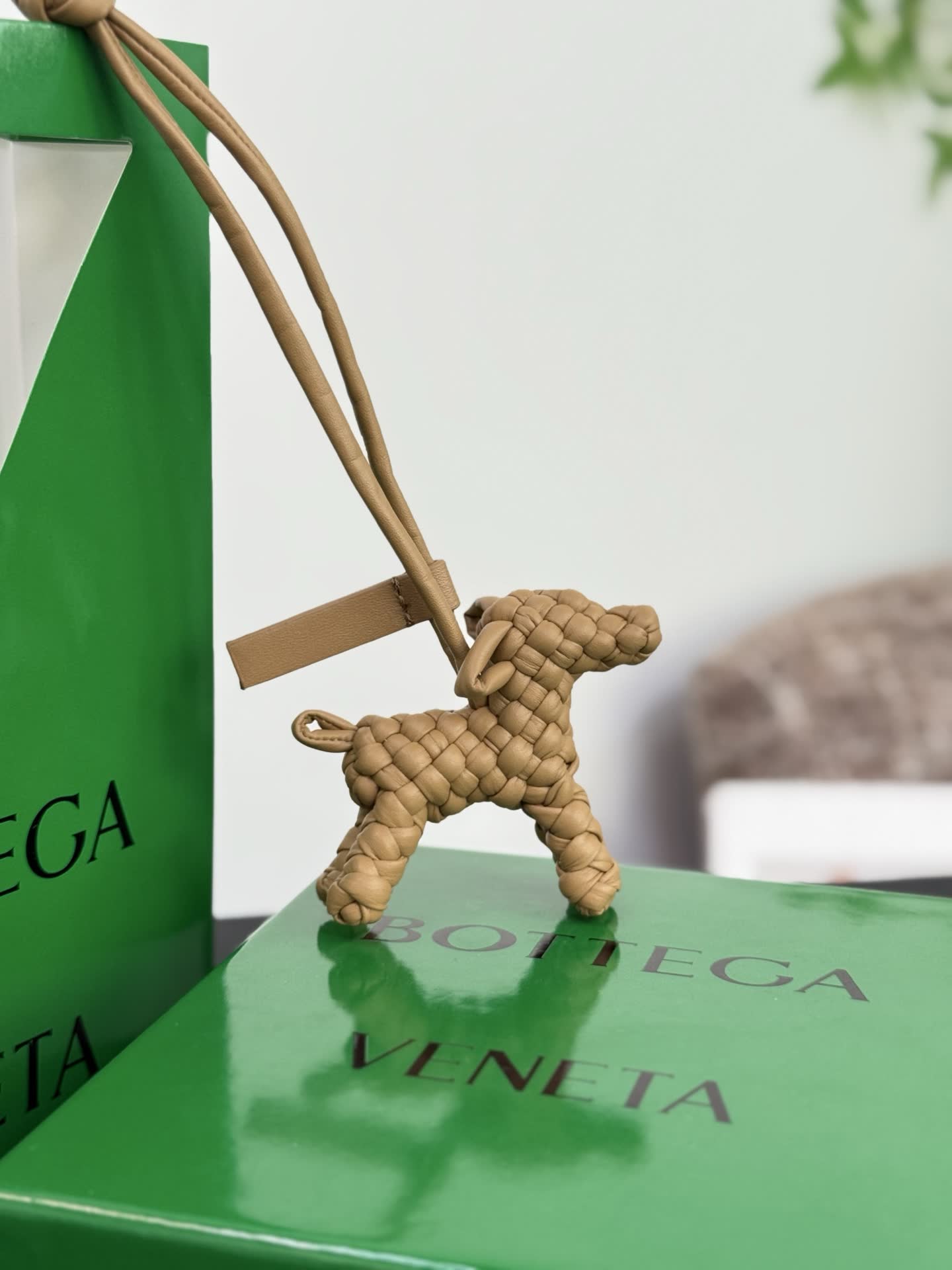Bottega Veneta Leather Lamb Charm